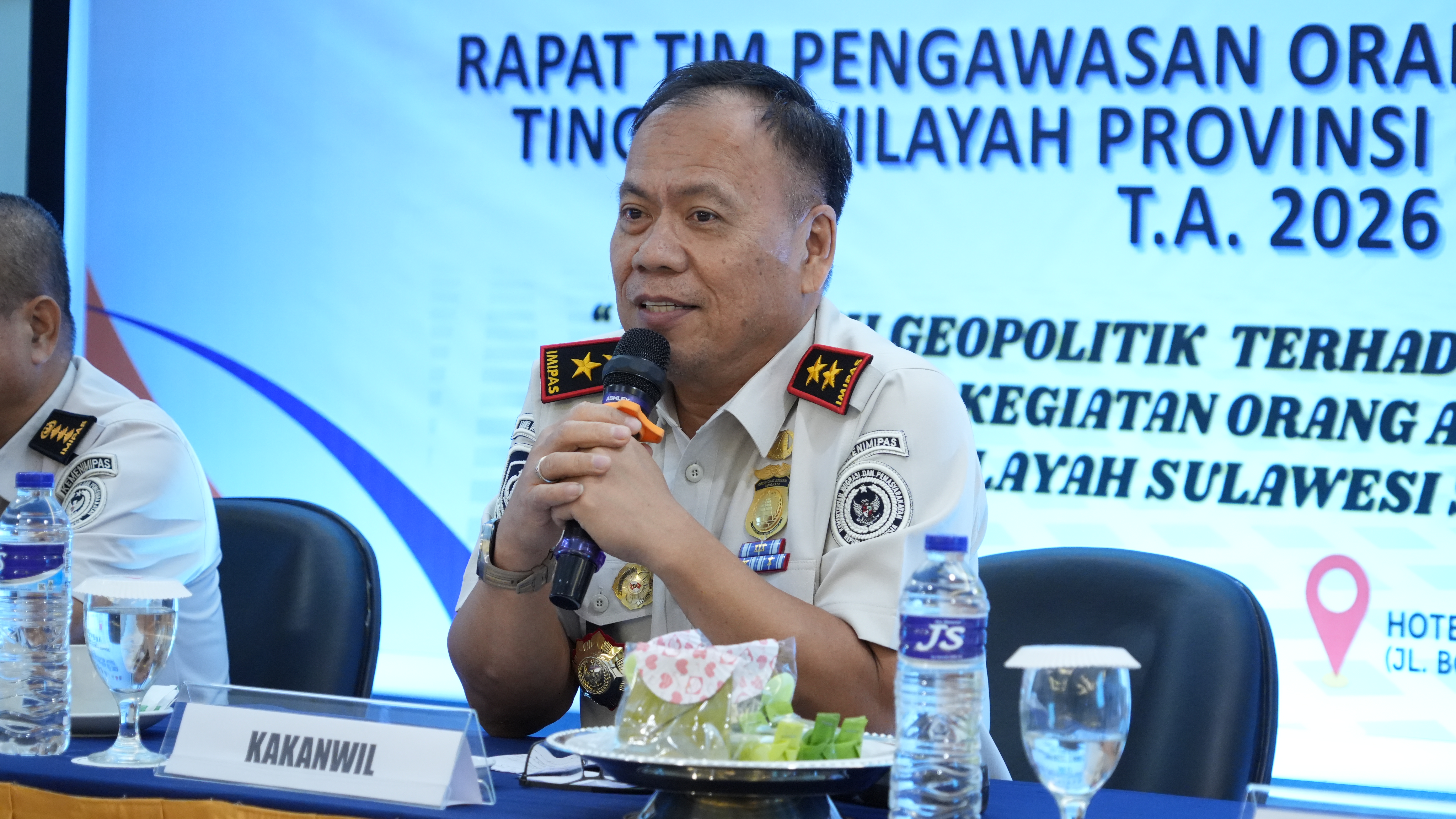 Perkuat Pengawasan Wilayah, Karudenim Makassar Hadiri Rapat TIMPORA Provinsi Sulawesi Selatan T.A. 2026