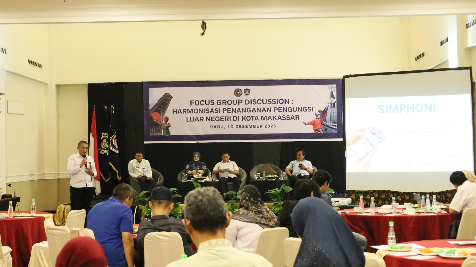 Rudenim Makassar Perkuat Sinergi Lintas Sektor melalui FGD: Harmonisasi Penanganan Pengungsi Luar Negeri